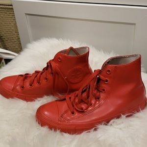 Red Rubber Converse